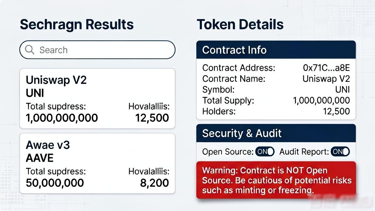 imToken钱包查合约信息，官网教程三步搞定