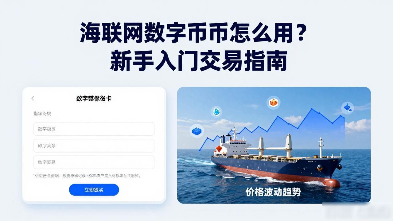 海联网数字货币怎么用？新手入门交易指南