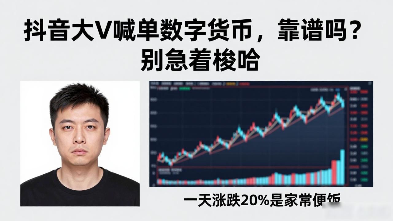 抖音大V喊单数字货币，靠谱吗？别急着梭哈