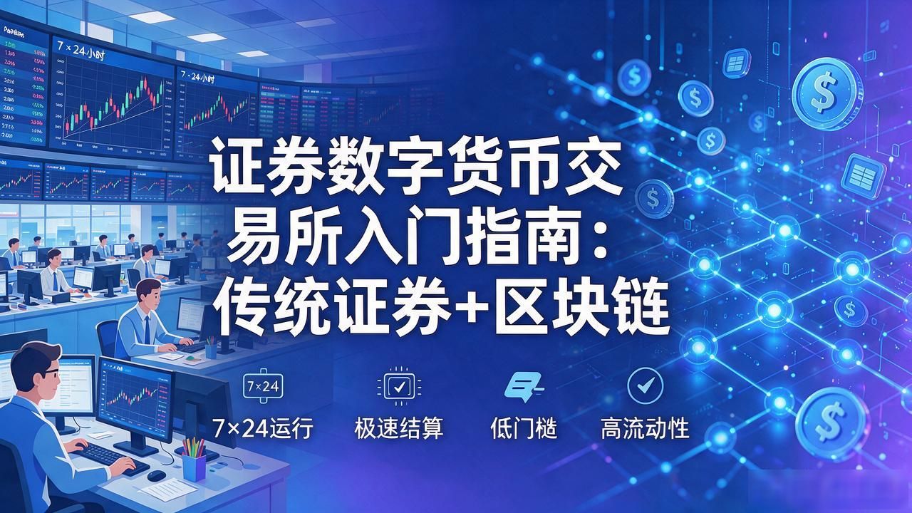 证券数字货币交易所入门指南：传统证券+区块链