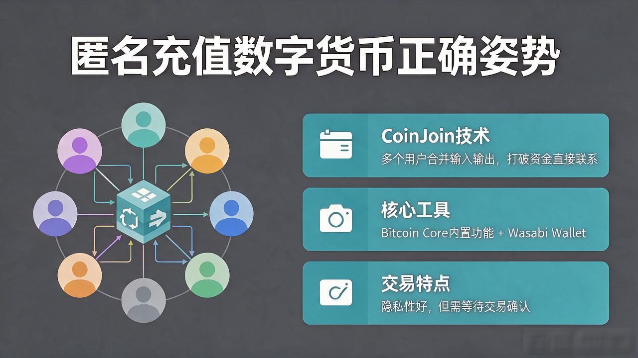匿名充值数字货币的正确姿势，这几步教你保护好资产