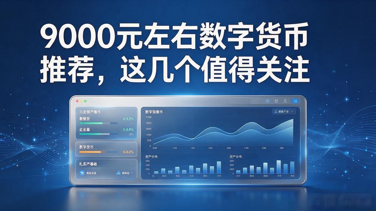 9000元左右数字货币推荐，这几个值得关注
