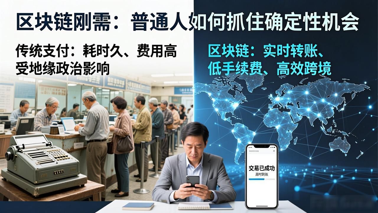 区块链刚需：普通人如何抓住确定性机会