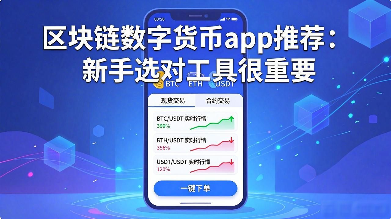 区块链数字货币app推荐：新手选对工具很重要