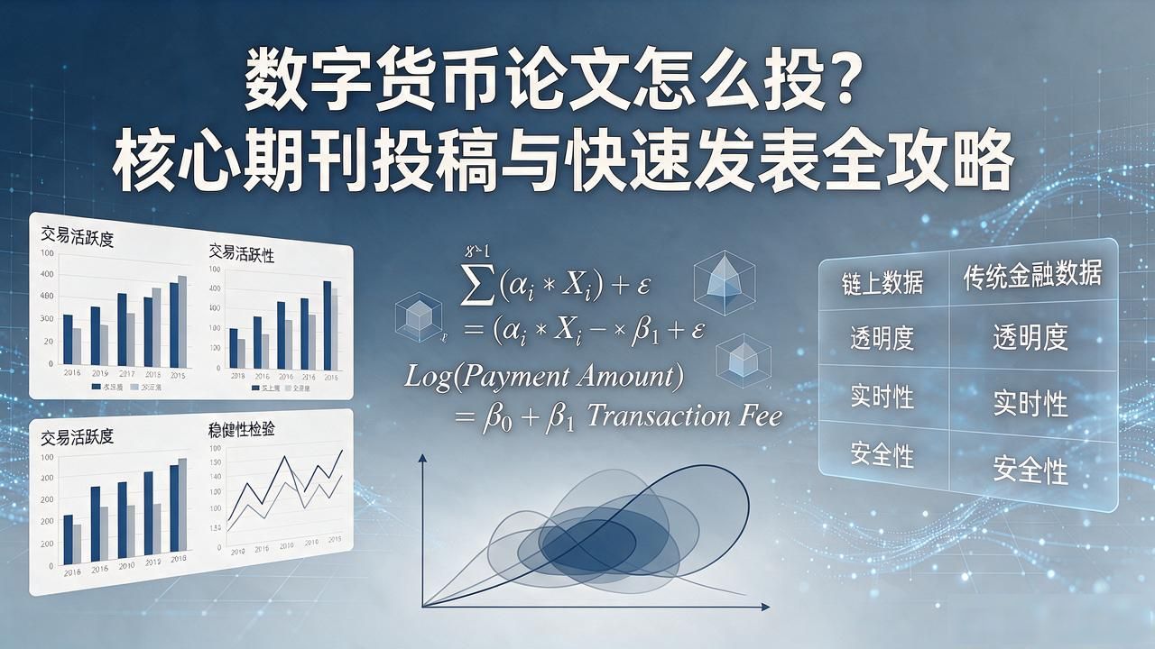 数字货币论文怎么投？核心期刊投稿与快速发表全攻略