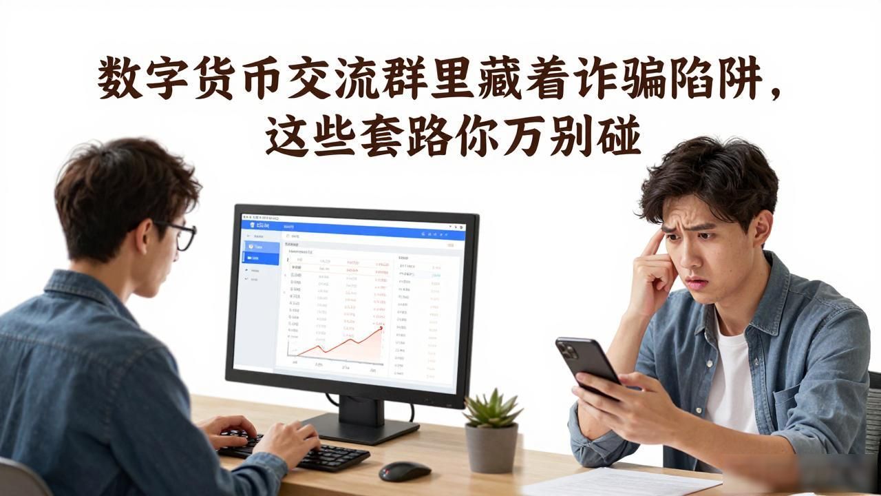 数字货币交流群里藏着诈骗陷阱，这些套路你千万别碰