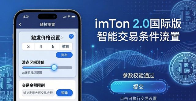 从imToken官网下载2.0国际版 一步步设置智能交易条件