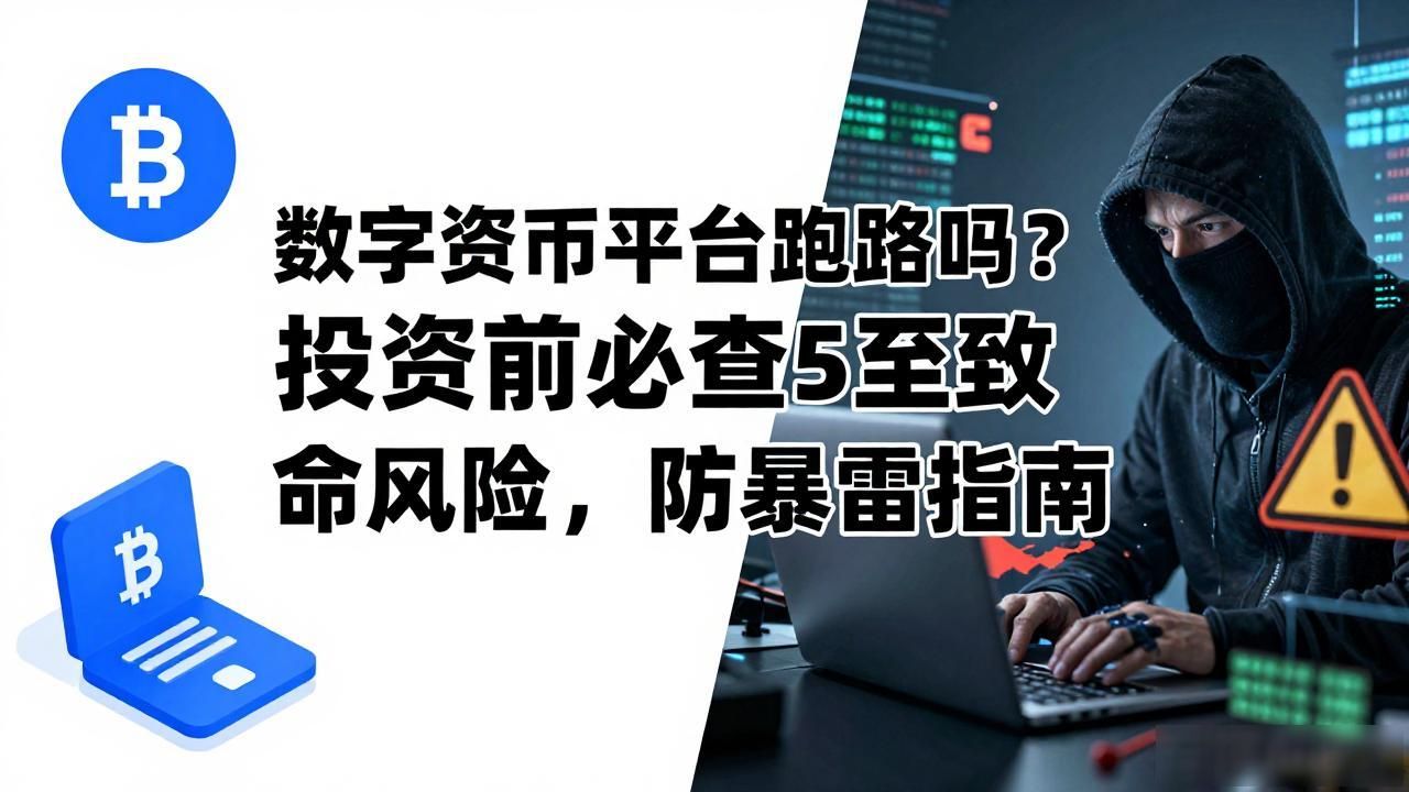 数字货币平台会跑路吗？投资前必查5大致命风险，防暴雷指南