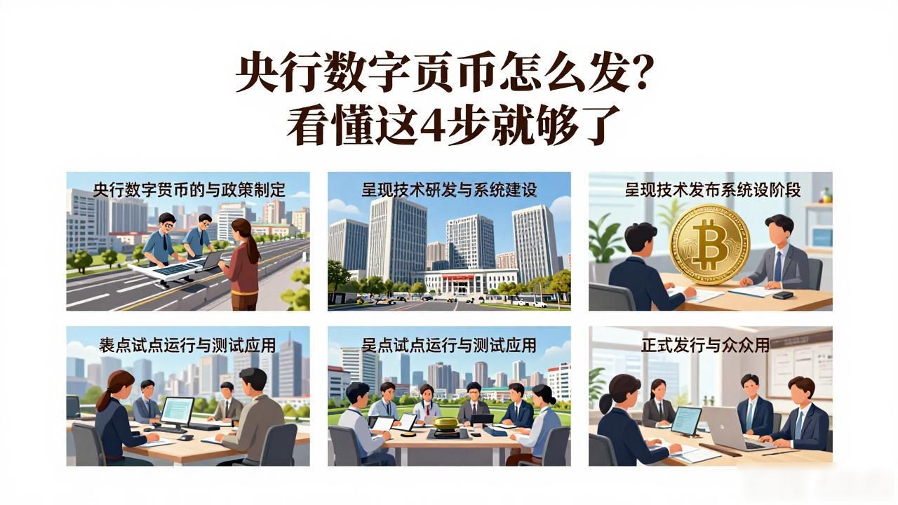央行数字货币怎么发？看懂这4步就够了