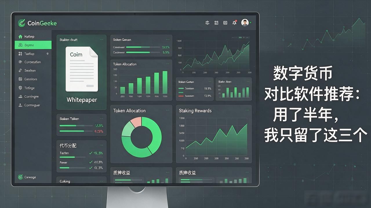 数字货币对比软件推荐：用了半年，我只留了这三个