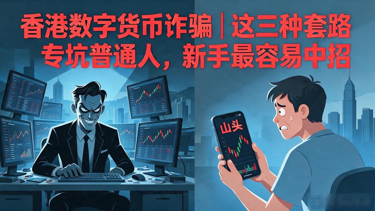 香港数字货币诈骗｜这三种套路专坑普通人，新手最容易中招