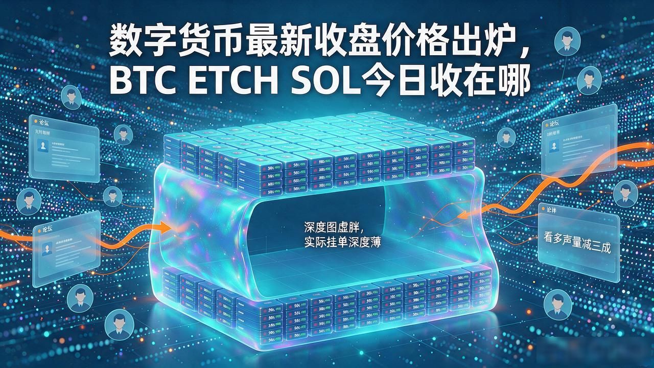 数字货币最新收盘价格出炉，BTC ETH SOL今日收在哪