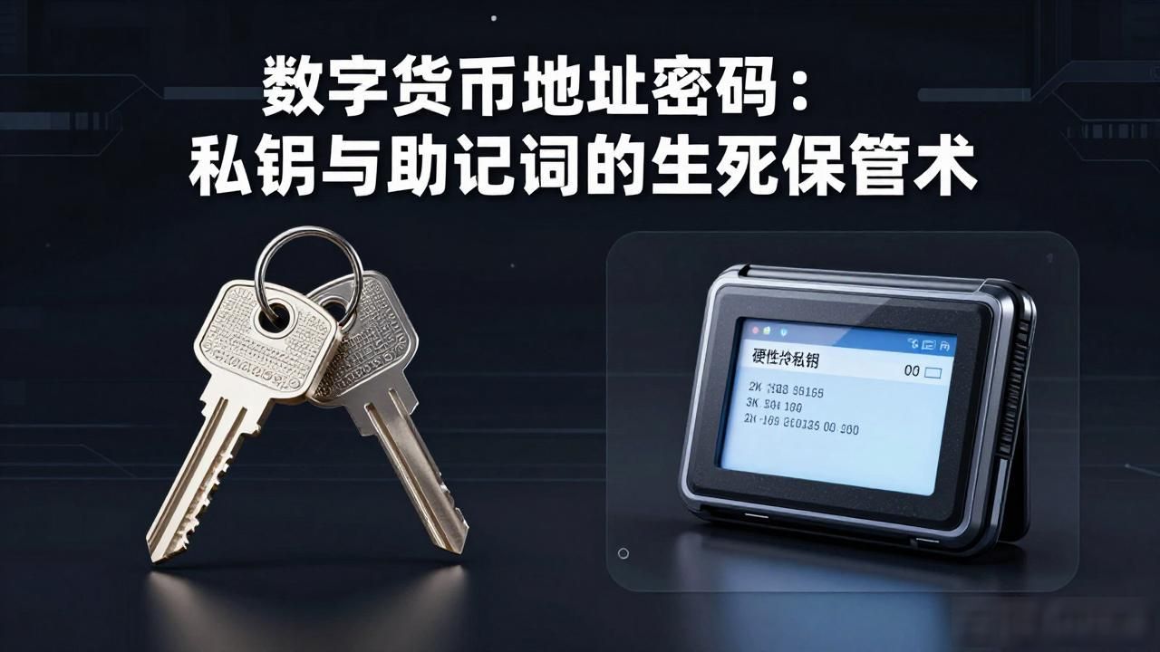 数字货币地址密码：私钥与助记词的生死保管术