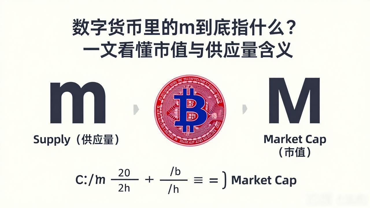 数字货币里的m到底指什么？一文看懂市值与供应量含义