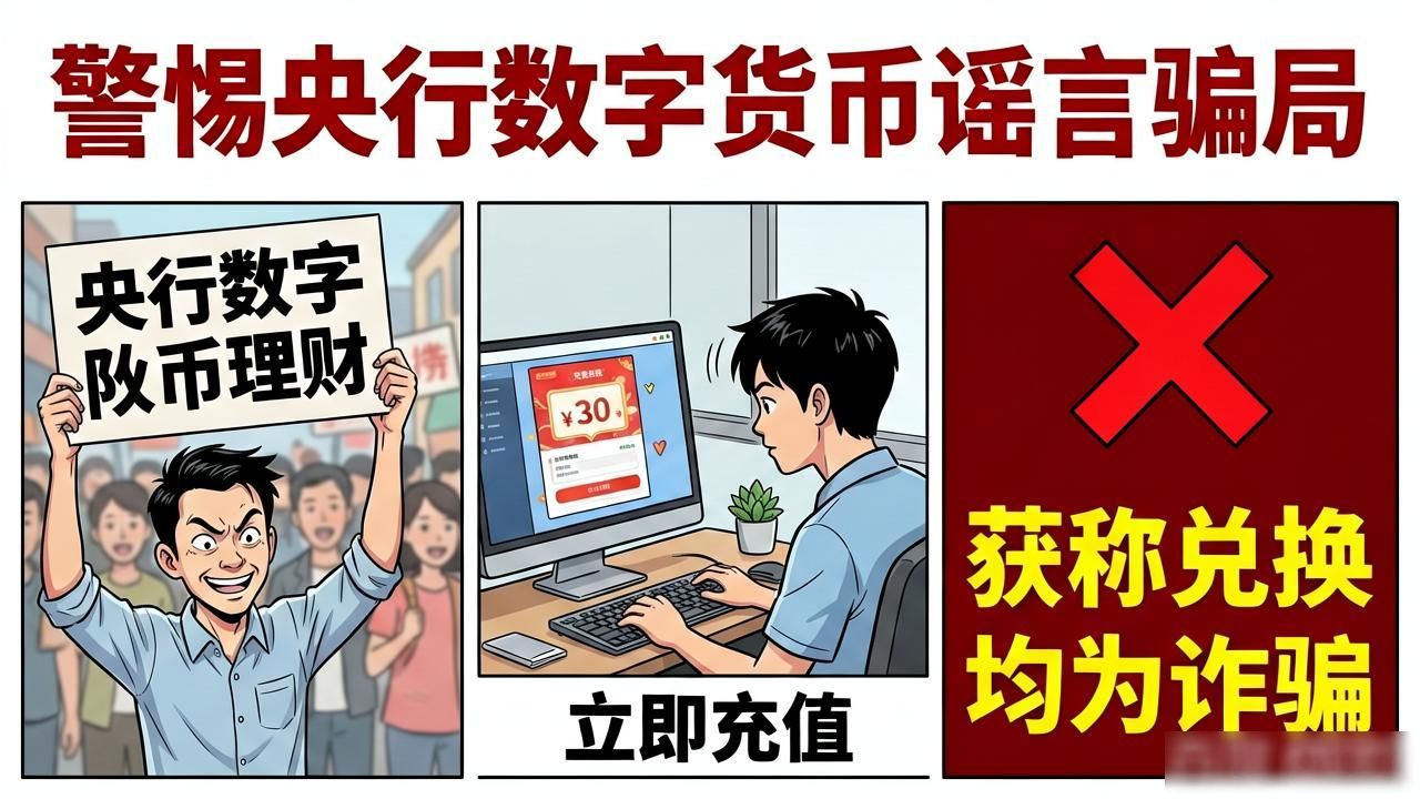 警惕央行数字货币谣言骗局