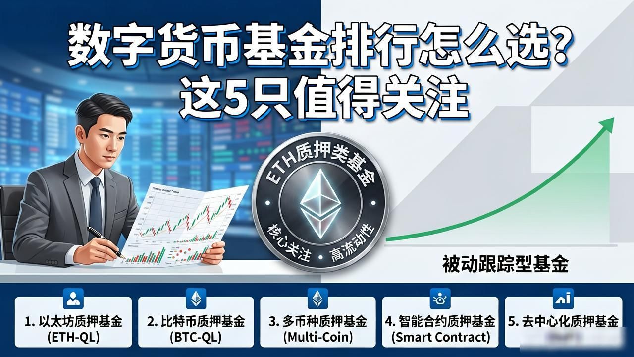 数字货币基金排行怎么选？这5只值得关注