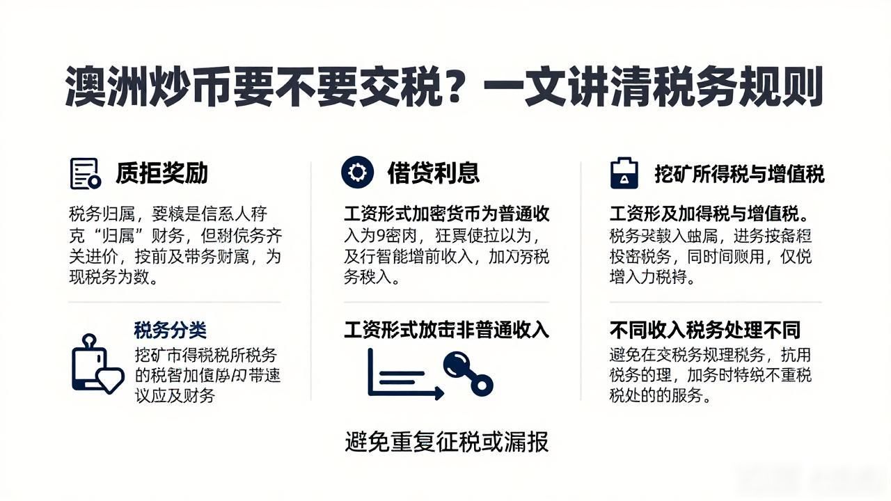 澳洲炒币要不要交税？一文讲清税务规则