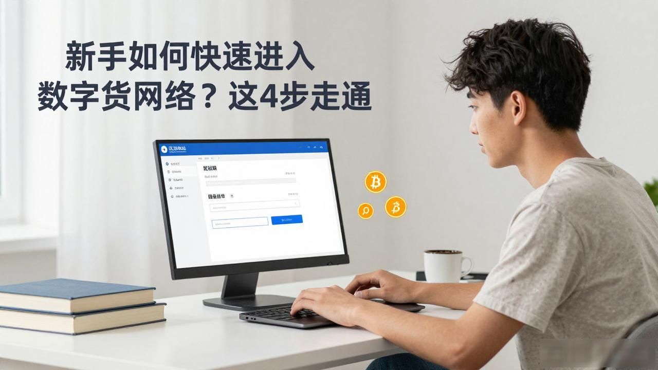 新手如何快速进入数字货币网络？这4步走通