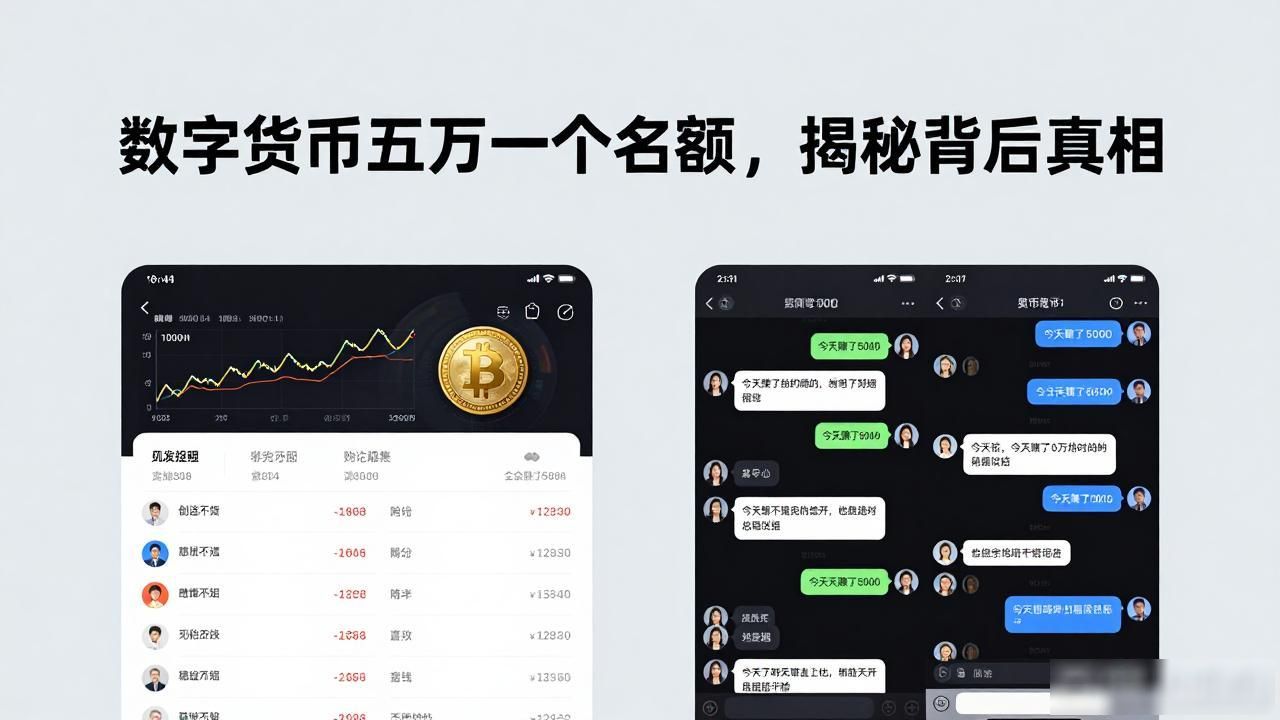 数字货币五万一个名额，揭秘背后真相