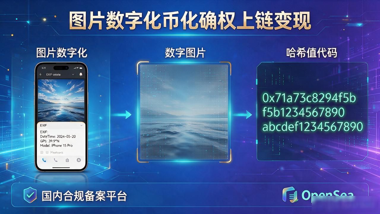 图片怎么变成数字藏品？数字货币化图片确权、上链、变现全指南