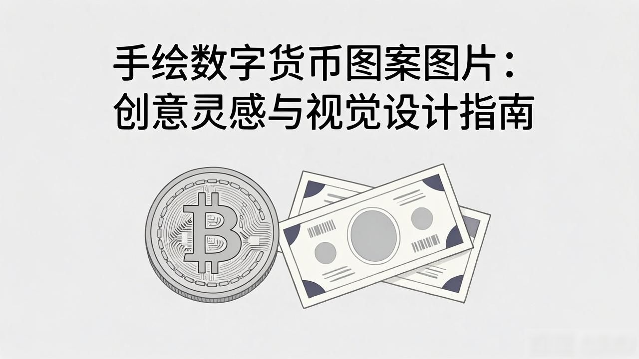 手绘数字货币图案图片：创意灵感与视觉设计指南