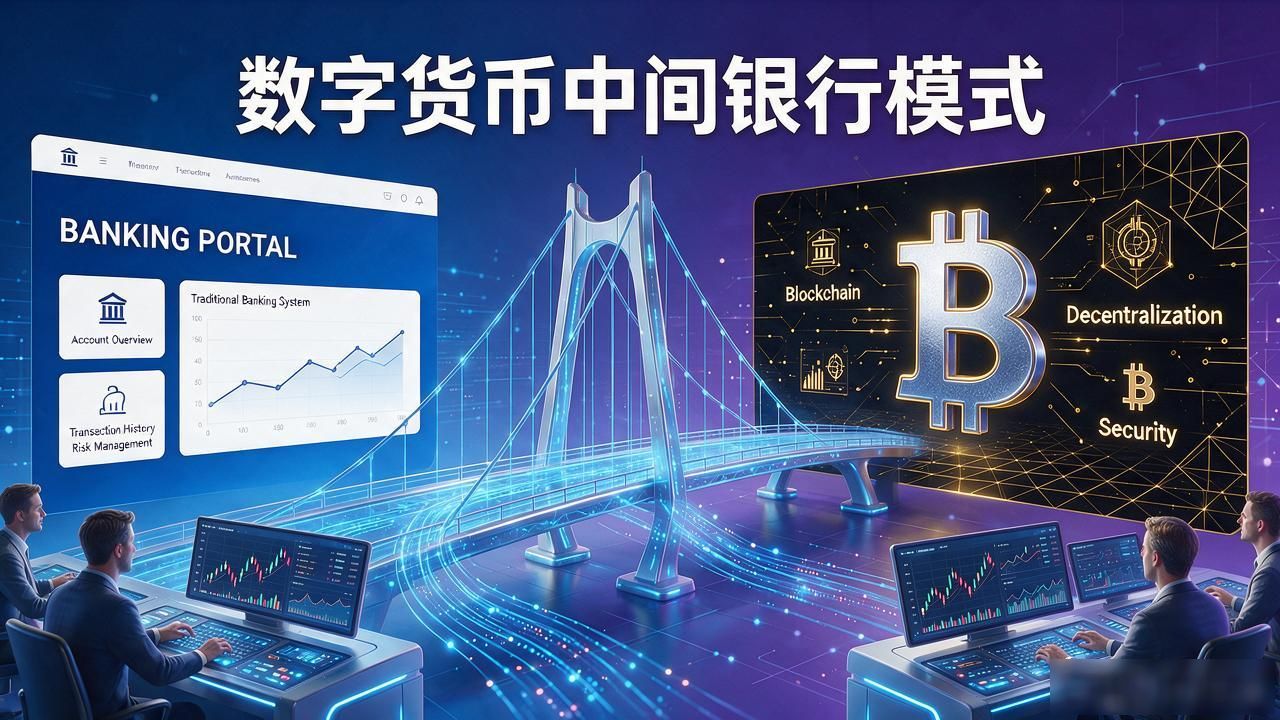 数字货币中间银行模式：桥接传统金融与加密世界的信任桥梁