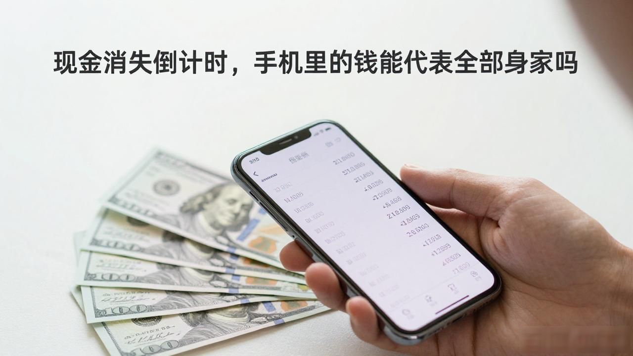 现金消失倒计时，手机里的钱能代表全部身家吗