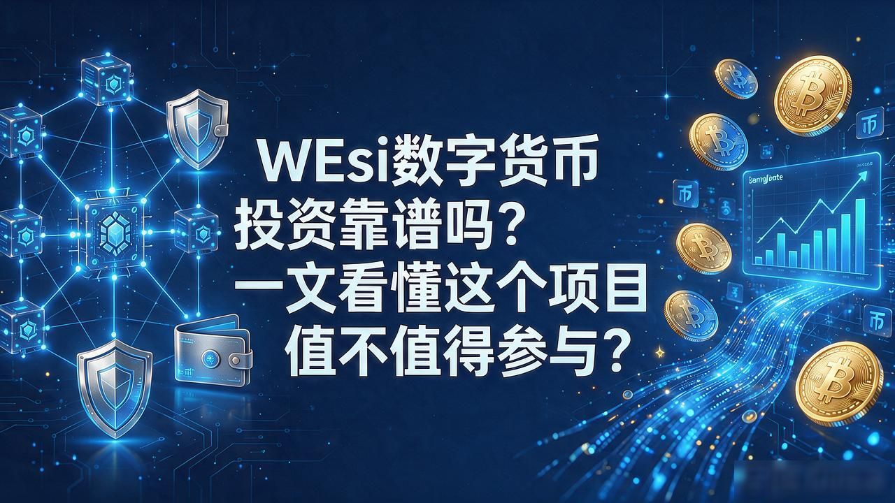 WEsi数字货币投资靠谱吗？一文看懂这个项目值不值得参与