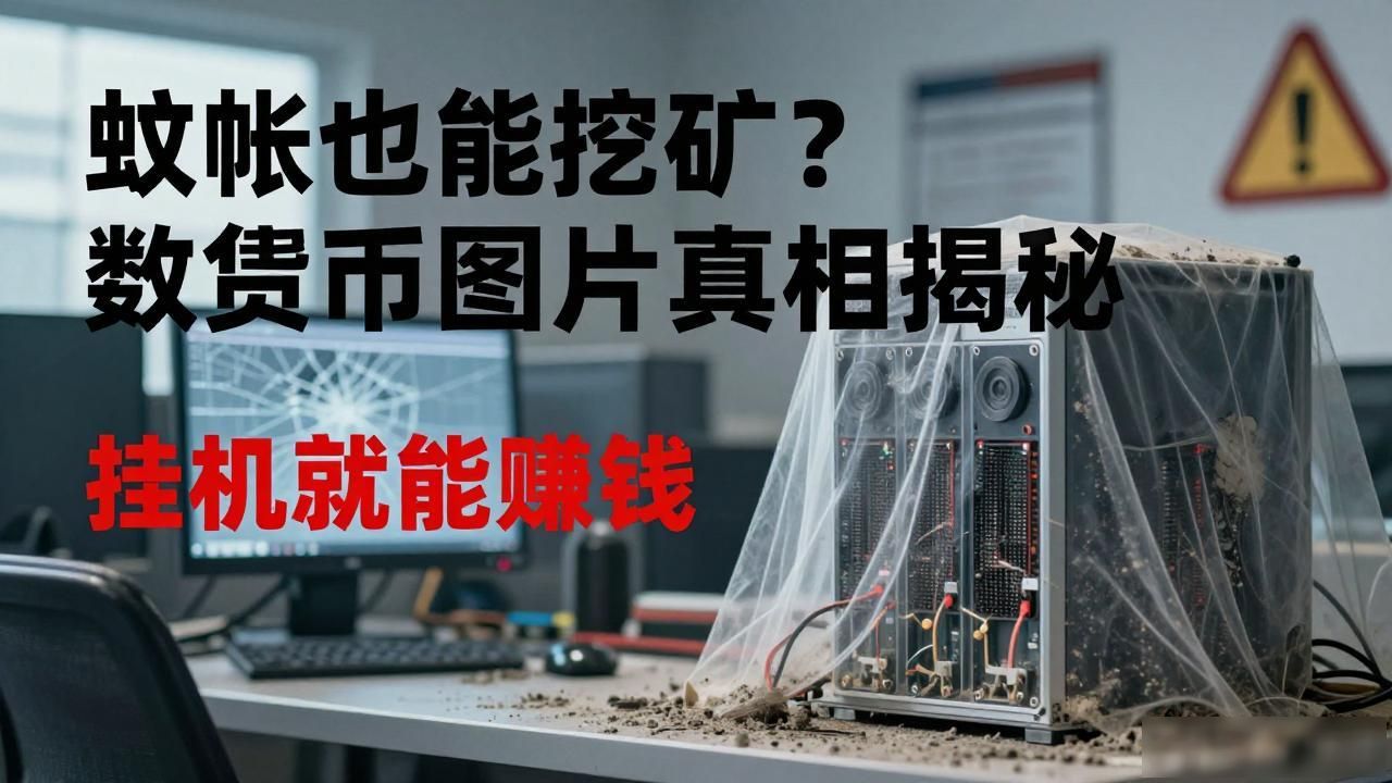 蚊帐也能挖矿？数字货币图片真相揭秘