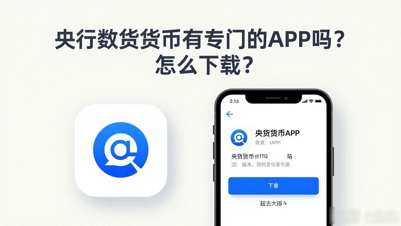 央行数字货币有专门的APP吗？怎么下载？