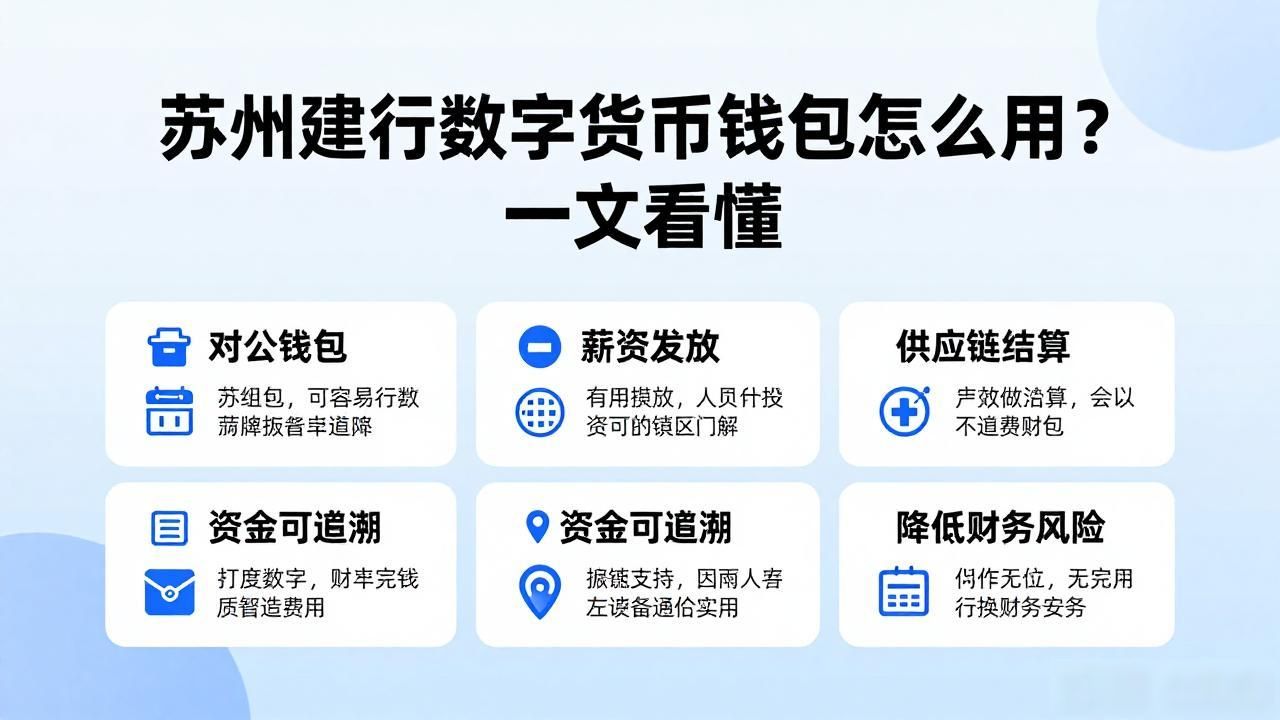 苏州建行数字货币钱包怎么用？一文看懂