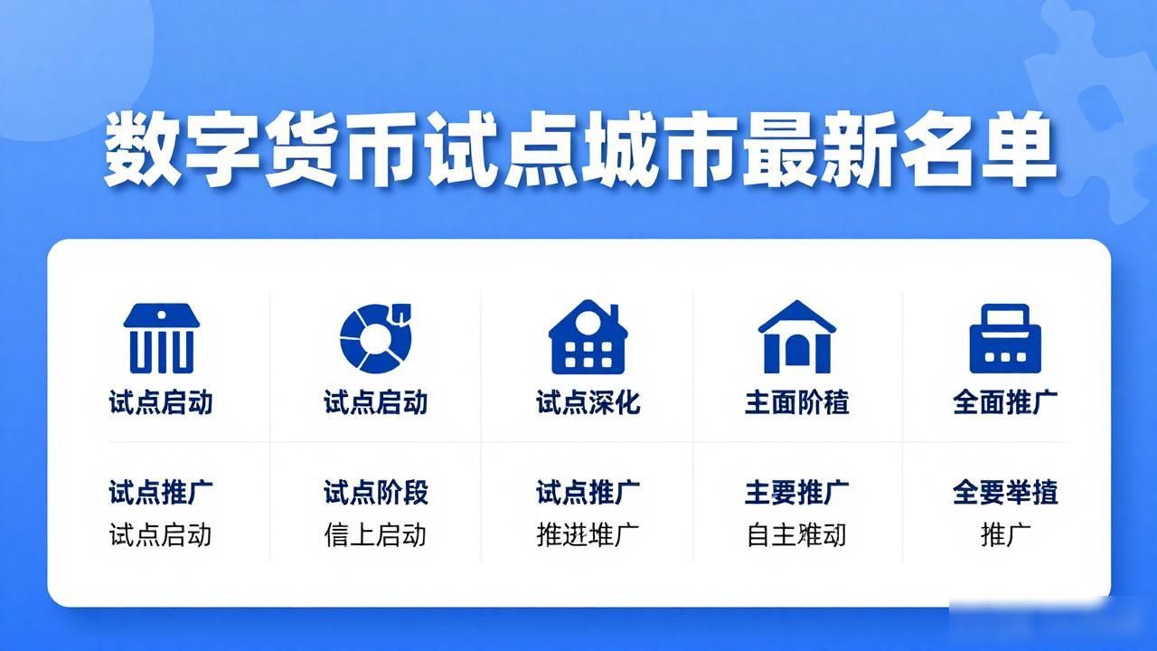 数字货币试点城市最新名单