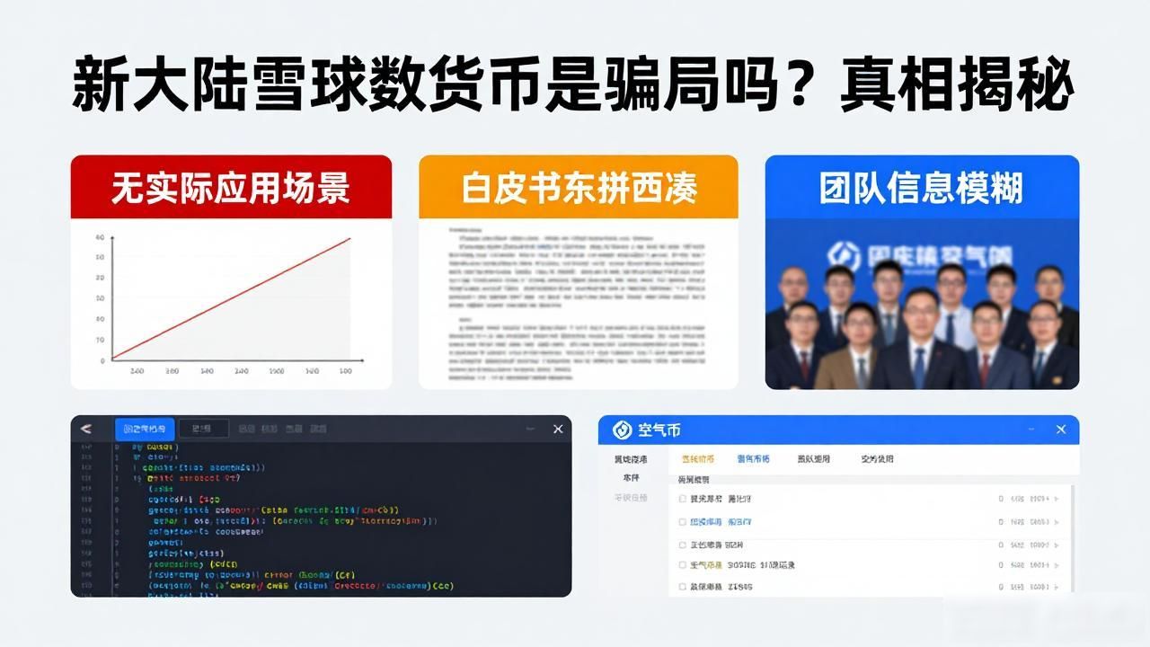 新大陆雪球数字货币是骗局吗？真相揭秘