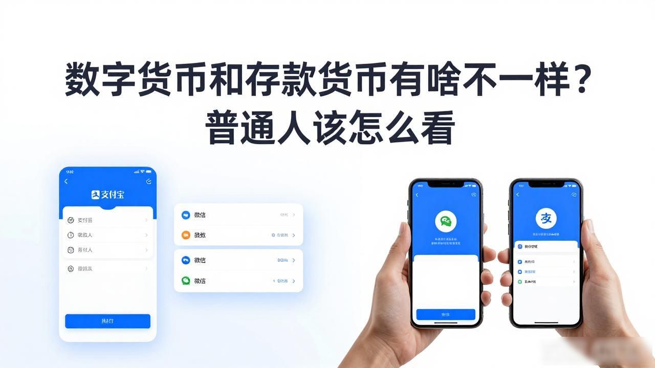 数字货币和存款货币有啥不一样？普通人该怎么看